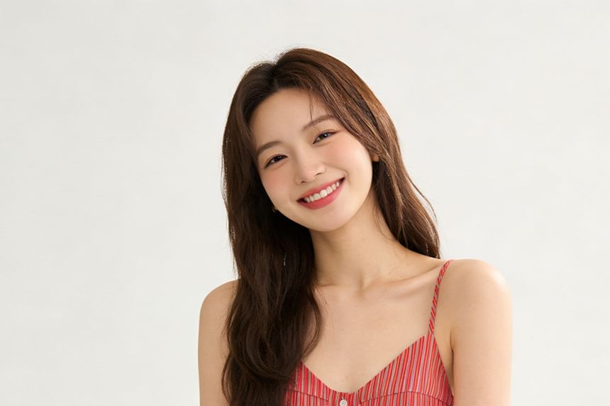 Pinstripe V-Neck Camisole Top