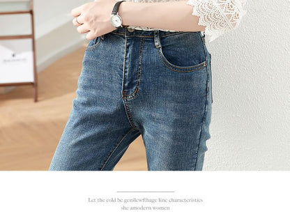 Long-Sleeve Mock Neck Lace Top