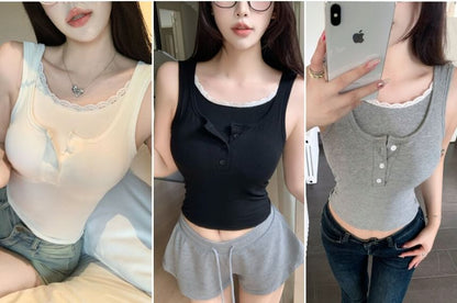 Simple Cropped Vest