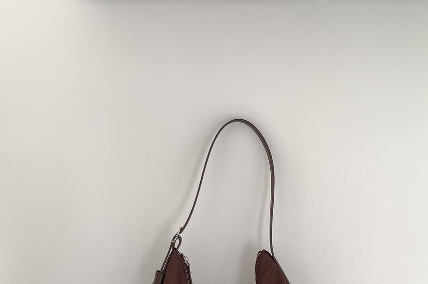 Plain Nylon Shoulder Bag