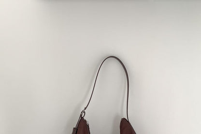 Plain Nylon Shoulder Bag