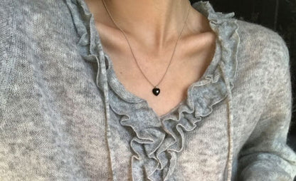 Ruffled Long-Sleeve V-Neck Knit Top