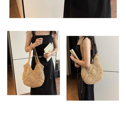 Crochet Plain Tote Bag