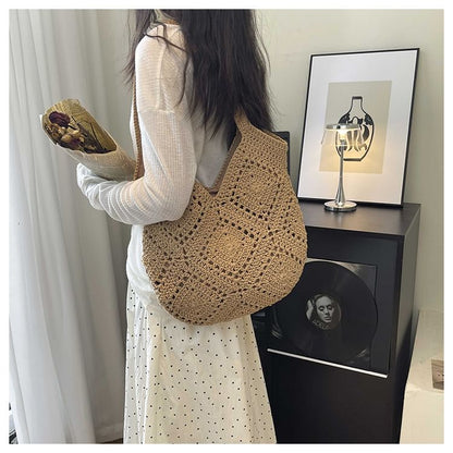 Crochet Plain Tote Bag