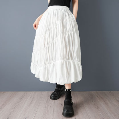 Stand Collar Jacket and Midi Skirt Set - Altfashion Shop