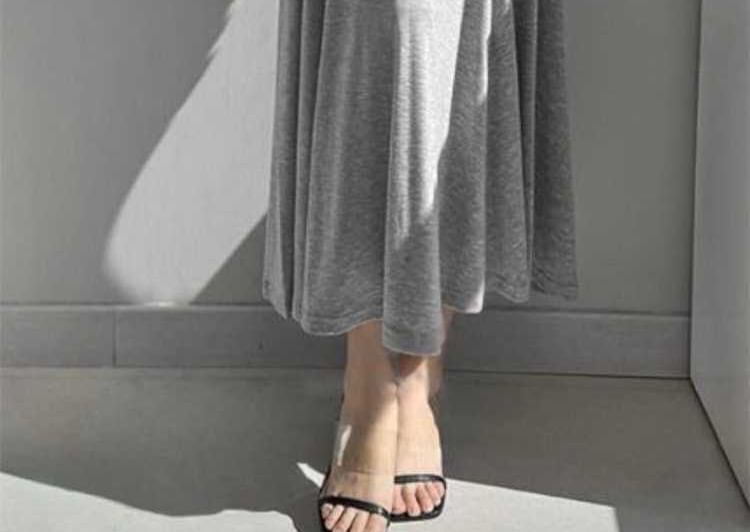 Black High Waist Plain Ruched Maxi Mermaid Skirt - Altfashion Shop