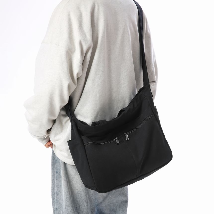 Plain Canvas Shoulder Bag