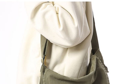 Plain Flap Crossbody Bag