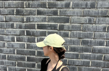 Set: Halter Plain Ribbed Knit Top + V-Neck Cardigan