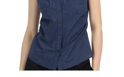 Short-Sleeve Striped Pocket Shirt