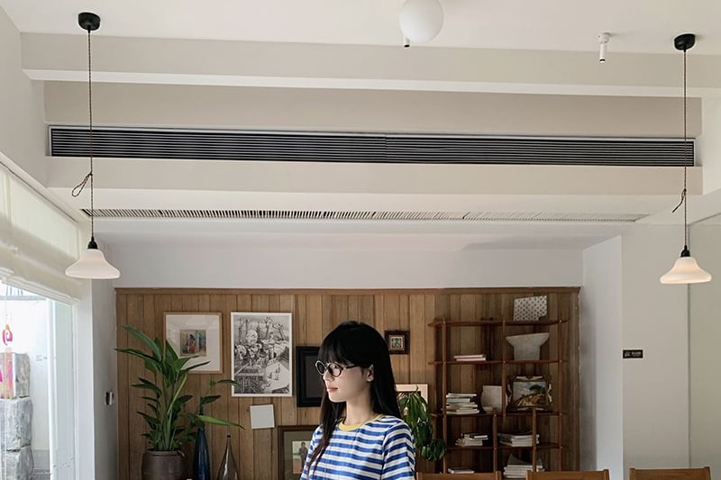 Striped Crew Neck Short Sleeve Tee
