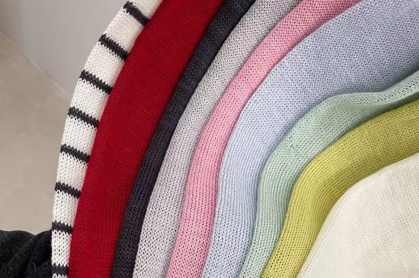 Hooded Plain Cardigan