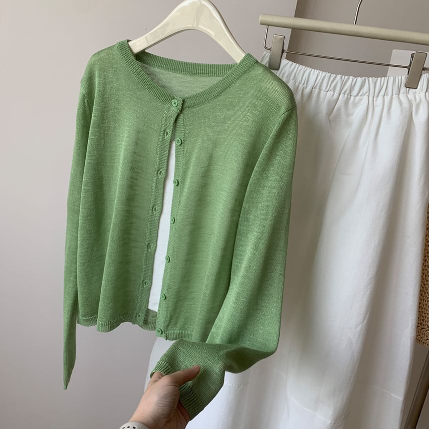 Plain Light Cardigan