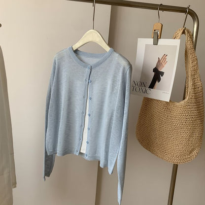 Plain Light Cardigan