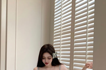 Lace Panel Sleeveless Cami