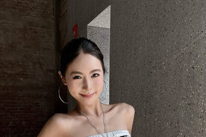 Striped Off-Shoulder Crop Tube Top