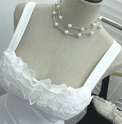 Flowy Lace-Trimmed Spaghetti Strap Camisole