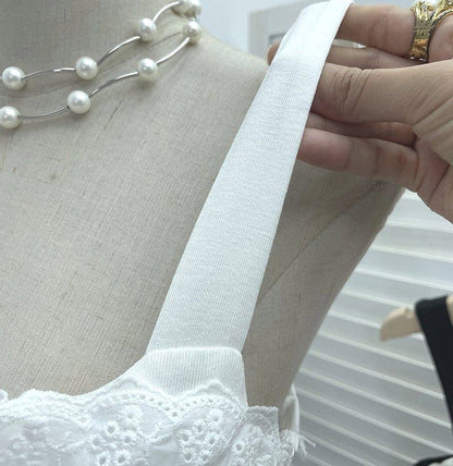 Flowy Lace-Trimmed Spaghetti Strap Camisole