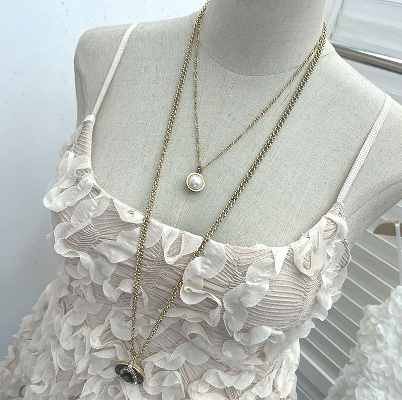 Ruffled Scoop Neck Spaghetti Strap Camisole