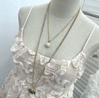 Ruffled Scoop Neck Spaghetti Strap Camisole
