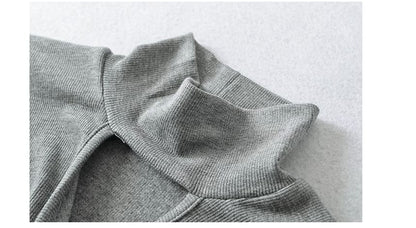 Twisted Mock Neck Long-Sleeve Bodysuit Top