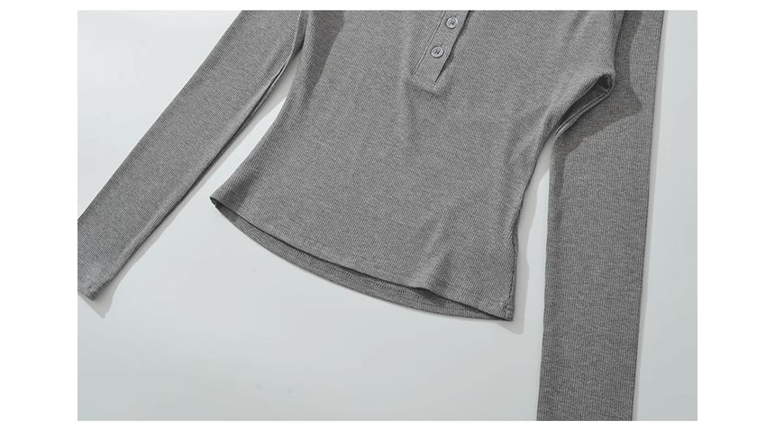 Collared Mock Two-Piece Long-Sleeve Polo