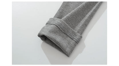 Collared Mock Two-Piece Long-Sleeve Polo