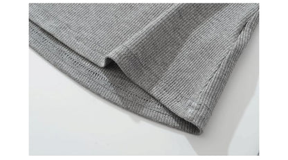 Collared Mock Two-Piece Long-Sleeve Polo