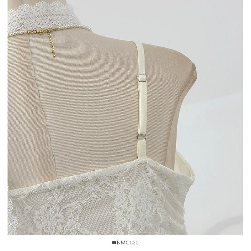 Spaghetti Strap Lace Asymmetrical Camisole Top