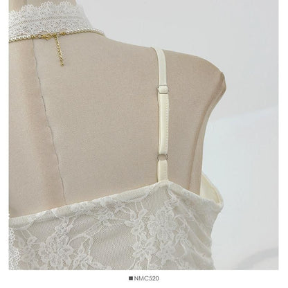 Spaghetti Strap Lace Asymmetrical Camisole Top