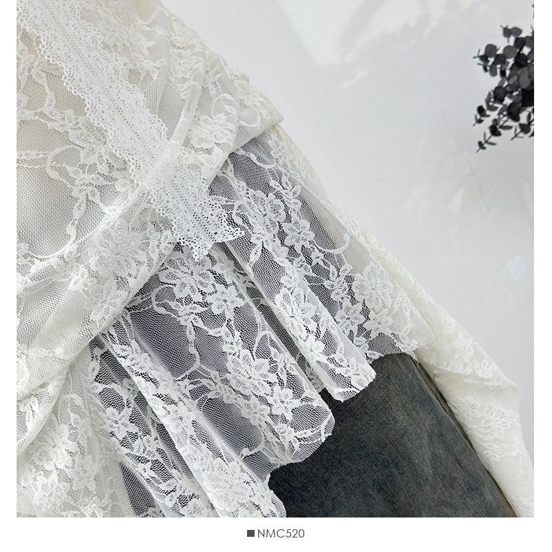 Spaghetti Strap Lace Asymmetrical Camisole Top