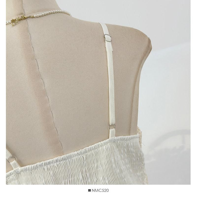Sleeveless V-Neck Twisted Lace Top