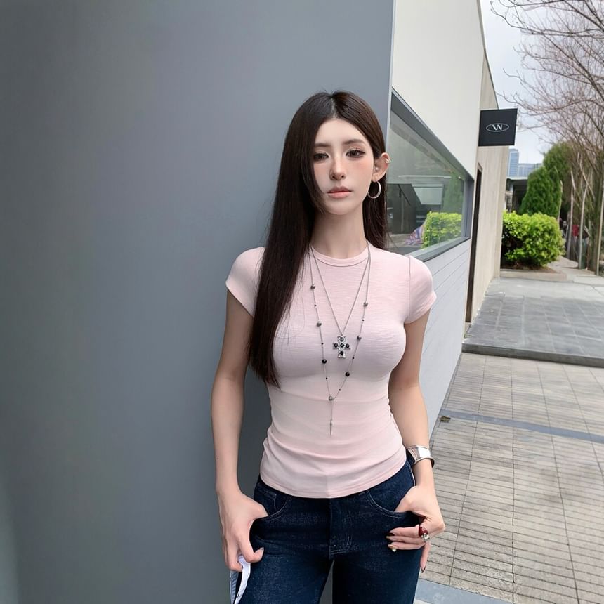 Streamlined Short-Sleeve Crew Tee
