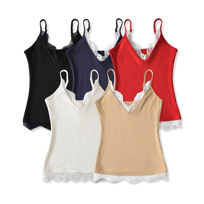 Lace Trim V-Neck Camisole