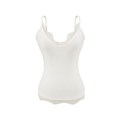 Lace Trim V-Neck Camisole