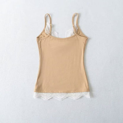 Lace Trim V-Neck Camisole
