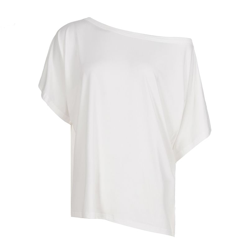 Cold Shoulder Loose Fit Tee