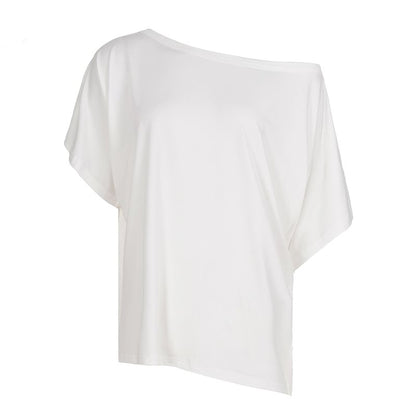 Cold Shoulder Loose Fit Tee