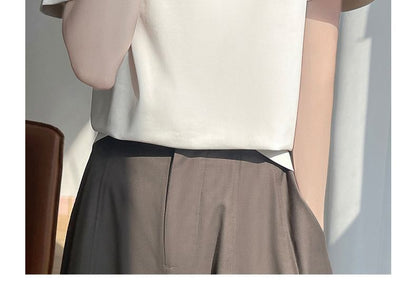 Short-Sleeve Crew Neck Tee