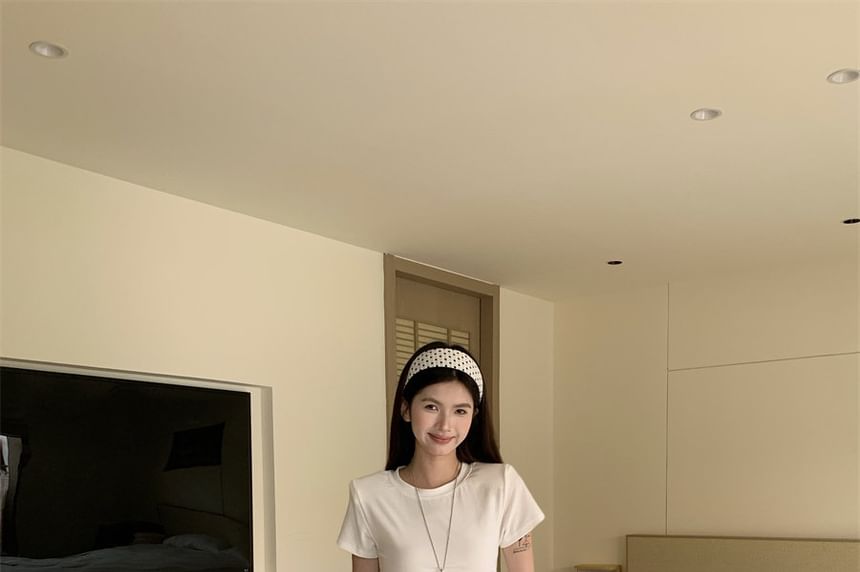 Asymmetrical Ruffle Tee