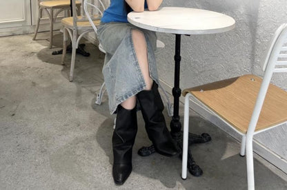 V-Neck Sleeveless Knit Top