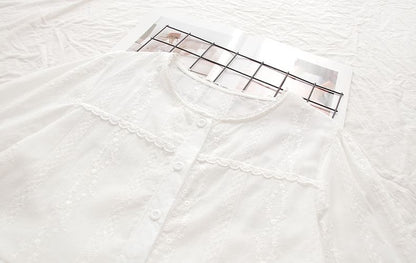 U-Neck Crop Blouse