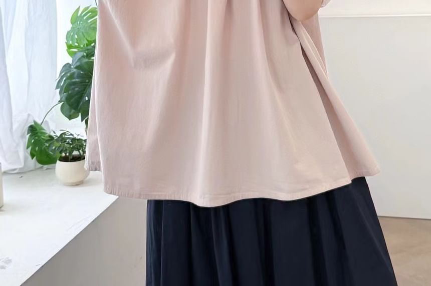 Lace Ruffle Blouse