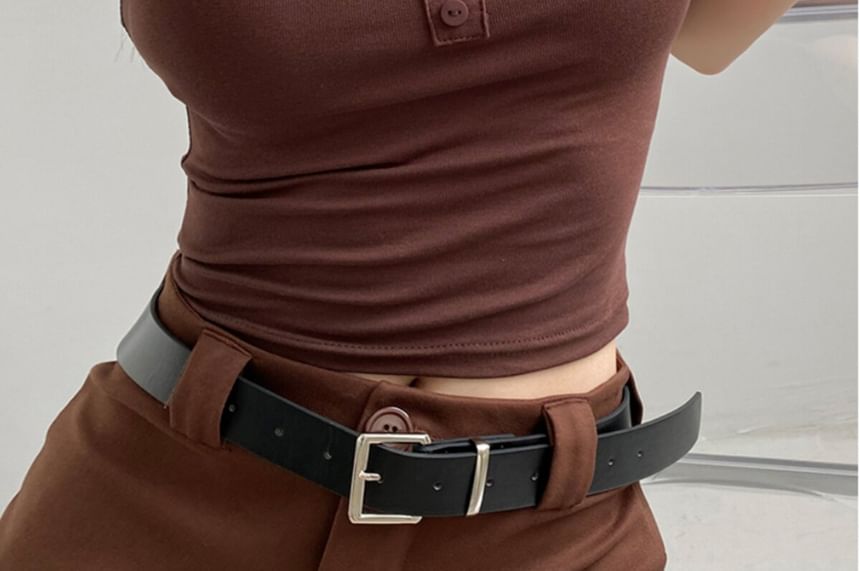 Halter Crop Top Two-Piece Style