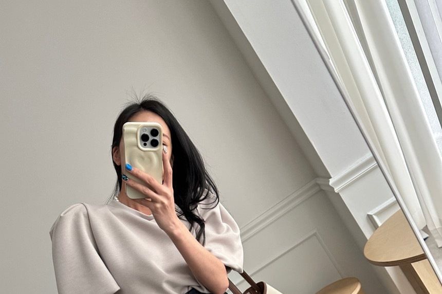 High Waist Plain Frayed Slit Denim Maxi Straight Skirt