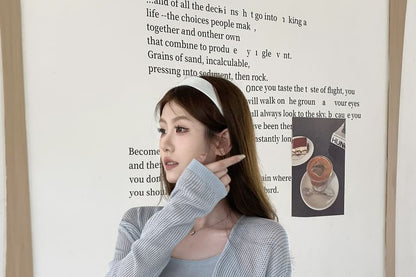 Camisole and Wrap Shrug Set