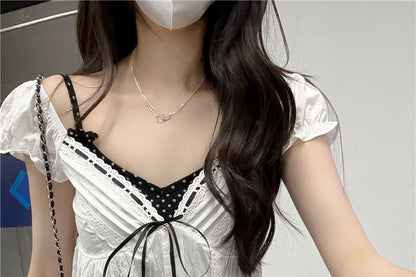 V-Neck Ruffle Tank