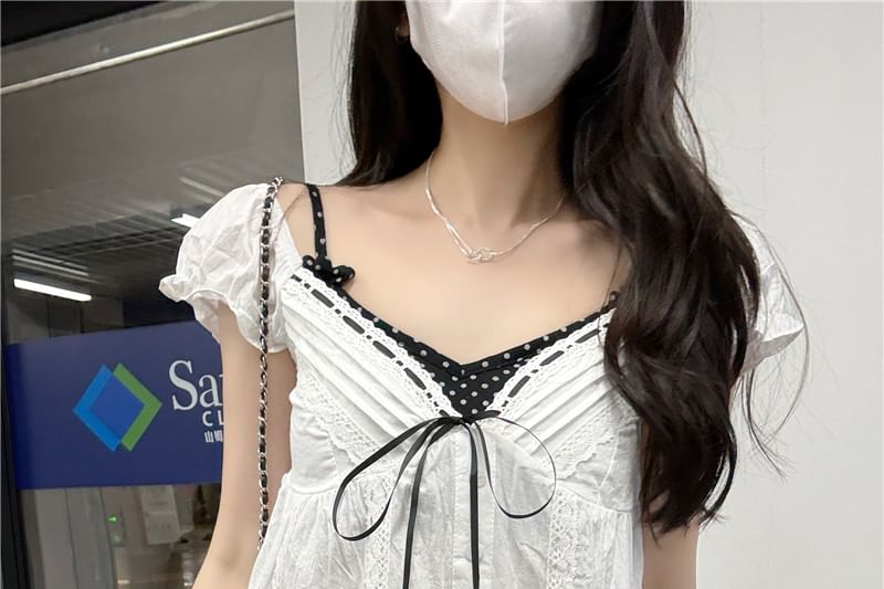 V-Neck Ruffle Tank