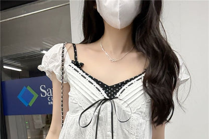 V-Neck Ruffle Tank