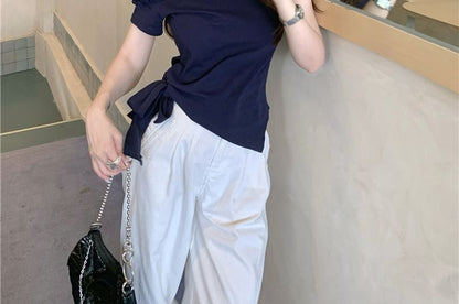 Off-Shoulder Asymmetrical Top